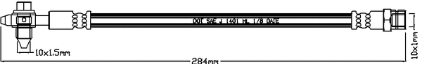 Flexible de frein JURATEK JBH1195