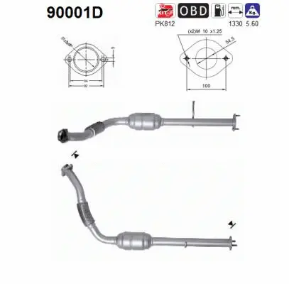 Catalyseur AS 90001D