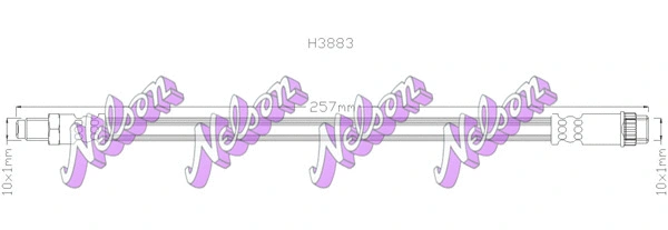 Flexible de frein KAWE H3883