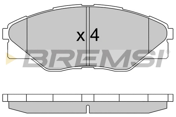 Kit de plaquettes de frein, frein à disque BREMSI BP3586