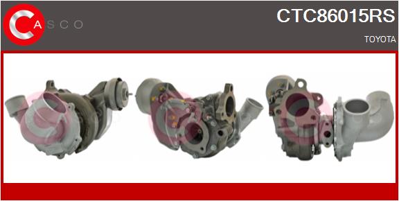 Turbocompresseur, suralimentation CASCO CTC86015RS