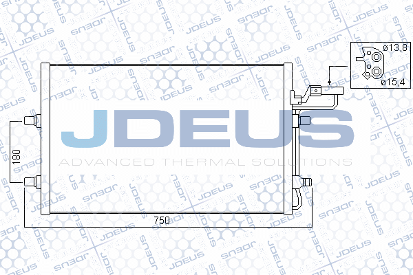 Condenseur, climatisation JDEUS M-7310090