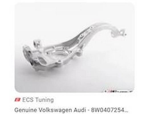 Fusée d'essieu, suspension de roue ZPY 8W0407254F