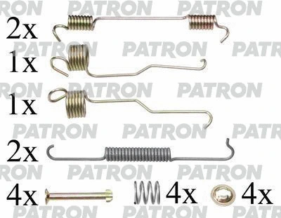 Kit d'accessoires, mâchoire de frein PATRON PSRK0175