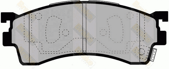 Kit de plaquettes de frein, frein à disque Brake ENGINEERING PA1365