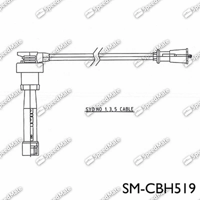 Kit de câbles d'allumage SpeedMate SM-CBH519
