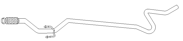 Tuyau d'échappement Vellerand 12128