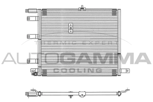 Condenseur, climatisation AUTOGAMMA 102779