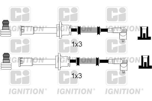 Kit de câbles d'allumage QUINTON HAZELL XC848