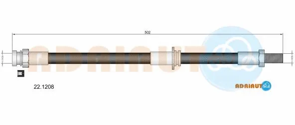Flexible de frein ADRIAUTO 22.1208