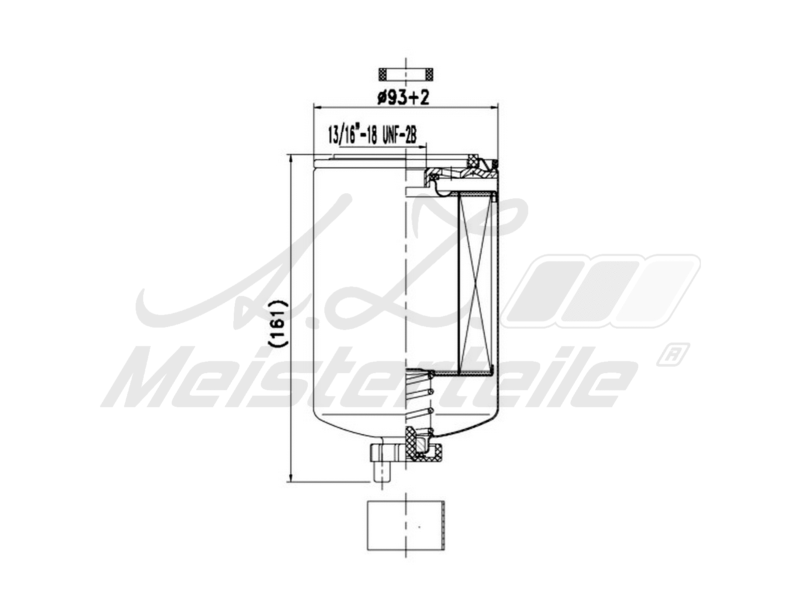Filtre à carburant A.Z. Meisterteile AZMT-41-020-1392