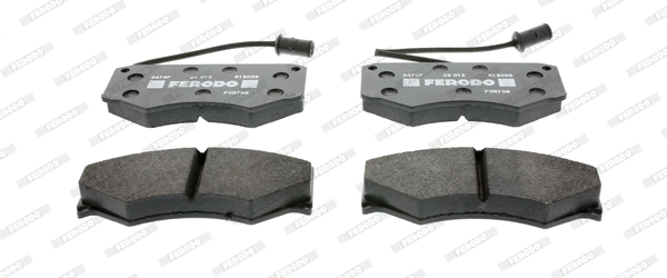 Kit de plaquettes de frein, frein à disque FERODO FVR709