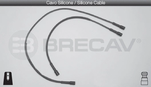 Kit de câbles d'allumage BRECAV 05.403