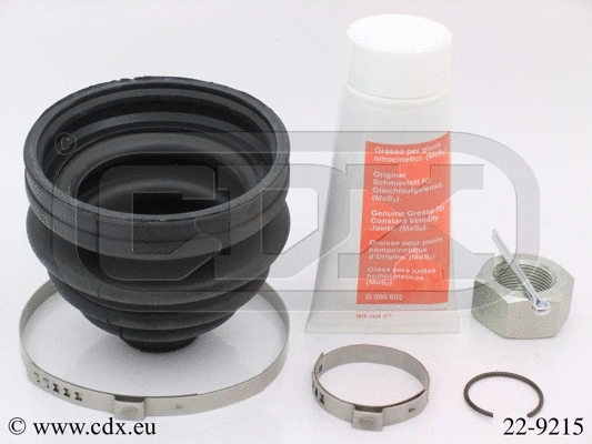 Jeu de joints-soufflets, arbre de commande CDX 22-9215