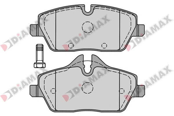 Kit de plaquettes de frein, frein à disque DIAMAX N09192