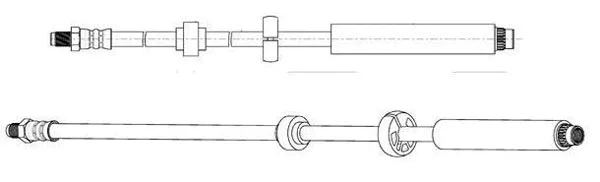 Flexible de frein Technika 49198