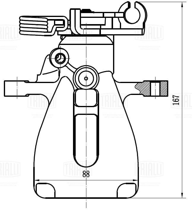 Étrier de frein TRIALLI CF 012095