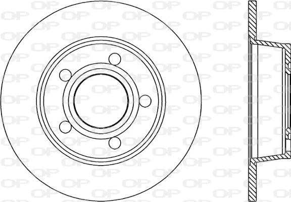 Disque de frein OPEN PARTS BDR1747.10