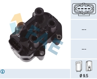 Bobine d'allumage FAE 80464