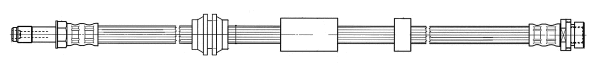 Flexible de frein CEF 512318