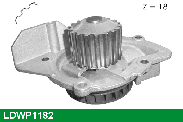 Pompe à eau, refroidissement du moteur LUCAS LDWP1182