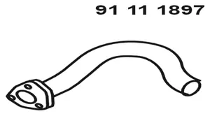 Tuyau d'échappement EBERSPÄCHER 91 11 1897