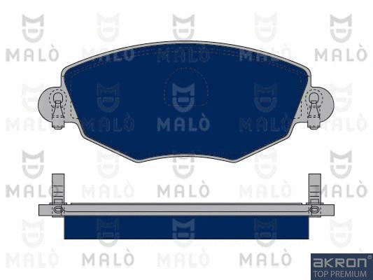 Kit de plaquettes de frein, frein à disque AKRON-MALÒ 1050395