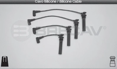 Kit de câbles d'allumage BRECAV 36.520