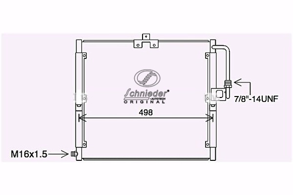 Condenseur, climatisation SCHNIEDER AUTOTECH BZS85.00157