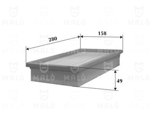 Filtre à air AKRON-MALÒ 1500486