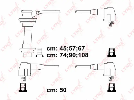Kit de câbles d'allumage LYNXAUTO SPC7530