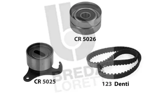 Kit de courroie crantée BREDA LORETT KCD0703