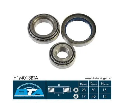 Kit de roulements de roue BTA H1M013BTA
