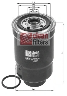 Filtre à carburant CLEAN FILTERS DN 251/A