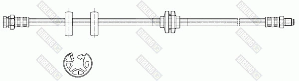 Flexible de frein GIRLING 9002399