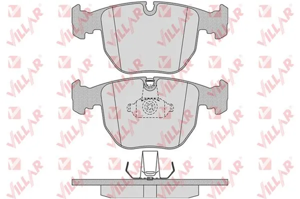 Kit de plaquettes de frein, frein à disque VILLAR 626.0771
