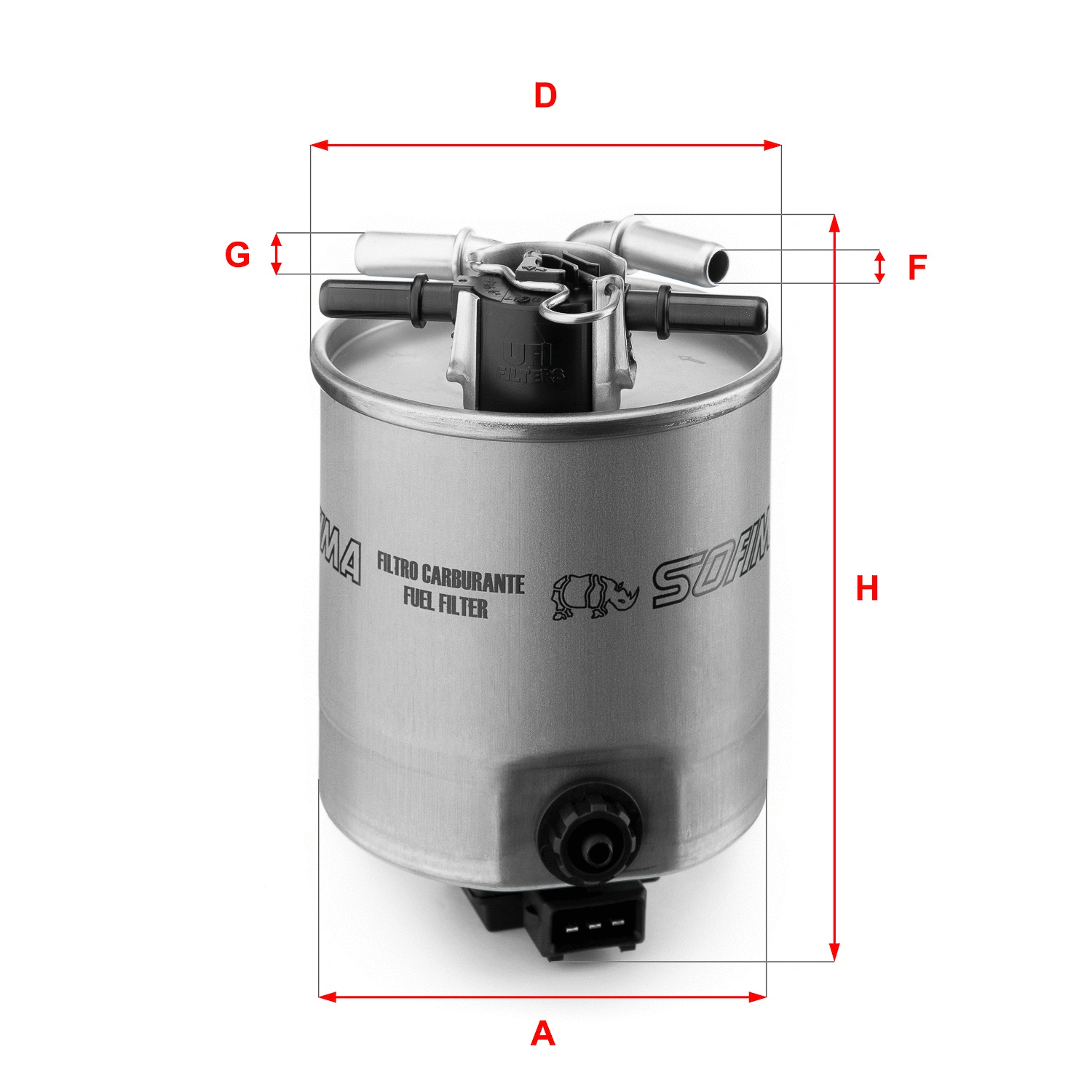 Filtre à carburant SOFIMA S 4025 NR