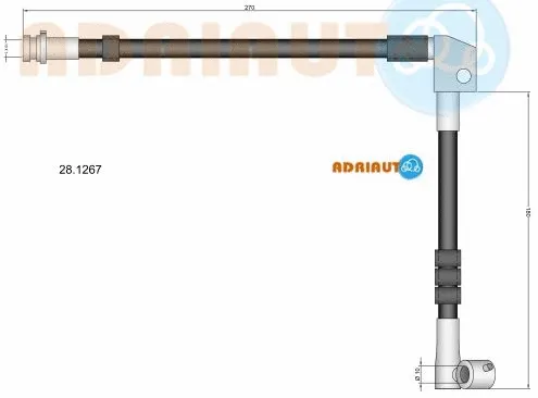 Flexible de frein ADRIAUTO 28.1267