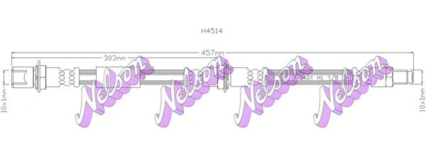 Flexible de frein KAWE H4514
