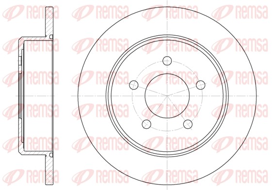 Disque de frein REMSA 6746.00
