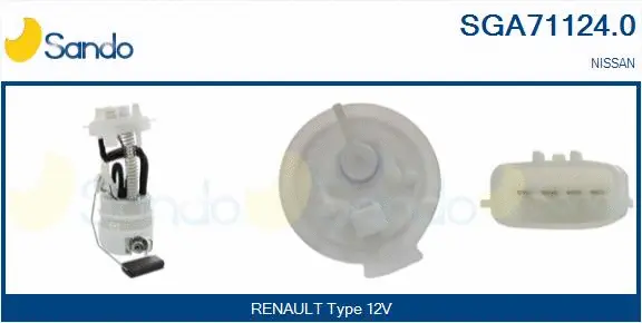 unité d'alimentation de carburant SANDO SGA71124.0
