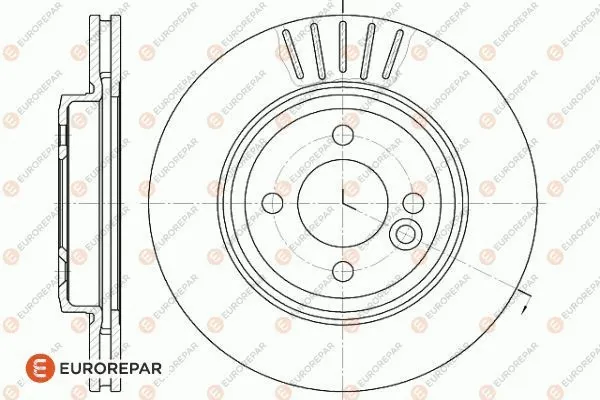 Disque de frein EUROREPAR 1618884780