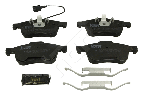 Kit de plaquettes de frein, frein à disque HART 254 218