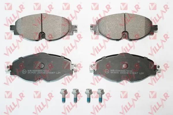 Kit de plaquettes de frein, frein à disque VILLAR 626.2067