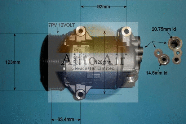 Compresseur, climatisation AUTO AIR GLOUCESTER 14-1115