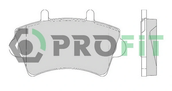 Kit de plaquettes de frein, frein à disque PROFIT 5000-1452