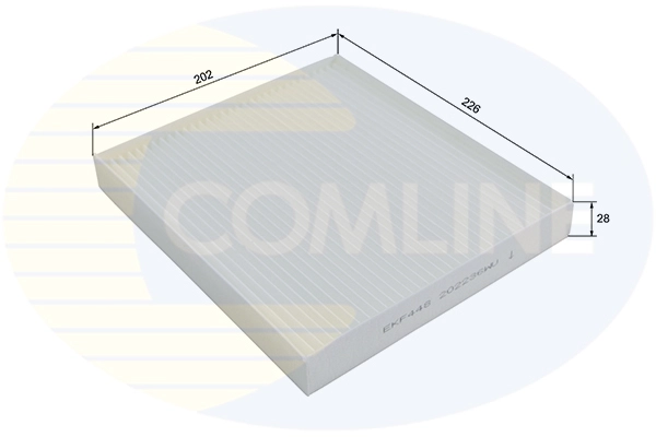 Filtre, air de l'habitacle COMLINE EKF448