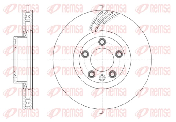 Disque de frein REMSA 61419.11