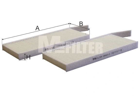 Filtre, air de l'habitacle MFILTER K 9042-2