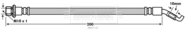 Flexible de frein BORG & BECK BBH7731